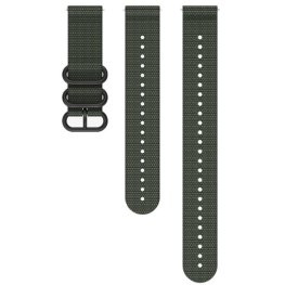 SUUNTO 22mm EXP1 Textile Strap, Forest Green for Suunto 5 Peak / 9 Peak Size M - L