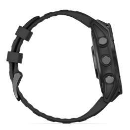 GARMIN Fenix 8 47 mm, AMOLED, Slate Gray with Black Silicone Band спортивные часы