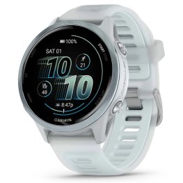 GARMIN Forerunner 570 - 42mm, Cloud Blue Aluminium with Translucent Whitestone/Cloud Blue Band спортивные часы