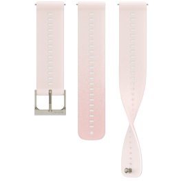 SUUNTO 22mm ATHLETIC 6 Silicone Strap, Powder Pink S+M