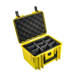 B+W BW Outdoor Cases Type 2000 / Yellow (divider system) Studijas aksesuārs