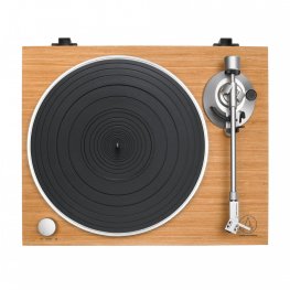AUDIO TECHNICA Manual Belt Drive Wood Base Turntable vinila plašu atskaņotājs