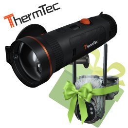 THERMTEC WILD 650DL 640x512 DUAL 25mm /50mm + dāvana Huntop E50 meža kamera termokamera