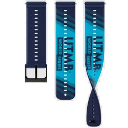 SUUNTO 22mm ATHLETIC 6 Silicone Strap, UTMB WORLD SERIES NAVY BLUE S+M