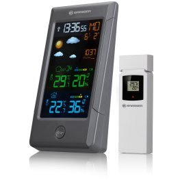 Bresser ClimateTemp NBF DCF colour weather station laika stacija