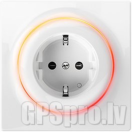 FIBARO Walli Outlet type F, Z-Wave EU, White viedā rozete
