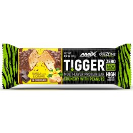 AMIX TiggerZero Multi-Layer Protein Bar 60g, Vanilla & Caramel спортивное питание