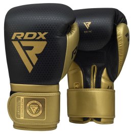 RDX L2 MARK PRO SPARRING BOXING GLOVES BLACK / GOLDEN 16OZ