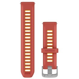 GARMIN Quick Release Band 20mm, Red Pink/Mango