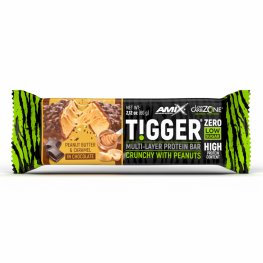 AMIX TiggerZero Multi-Layer Protein Bar 60g, Peanut Butter Cake спортивное питание