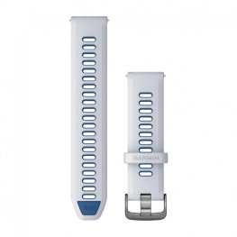 GARMIN Quick Release Band 22mm, Whitestone/Tidal Blue with Slate Hardware