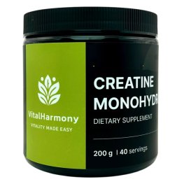 Vital Harmony Creatine Monohydrate 200g, Green Apple спортивное питание
